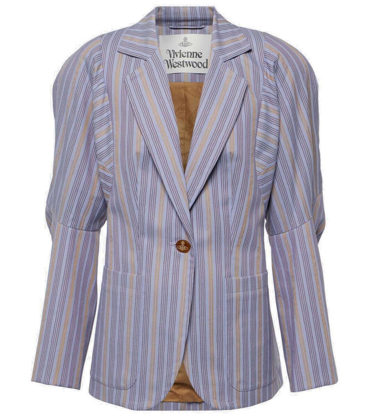 Photo: Vivienne Westwood Pourpoint striped cotton blazer
