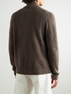 Boglioli - Brushed-Virgin Wool and Cashmere-Blend Cardigan - Brown