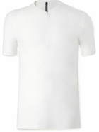 Lululemon - Mesh-Trimmed Stretch-Jersey Half-Zip Tennis T-Shirt - White