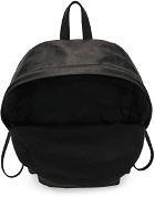 Ann Demeulemeester Black Leather Backpack