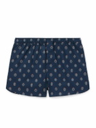 Derek Rose - Ledbury 83 Slim-Fit Printed Cotton Boxer Shorts - Blue