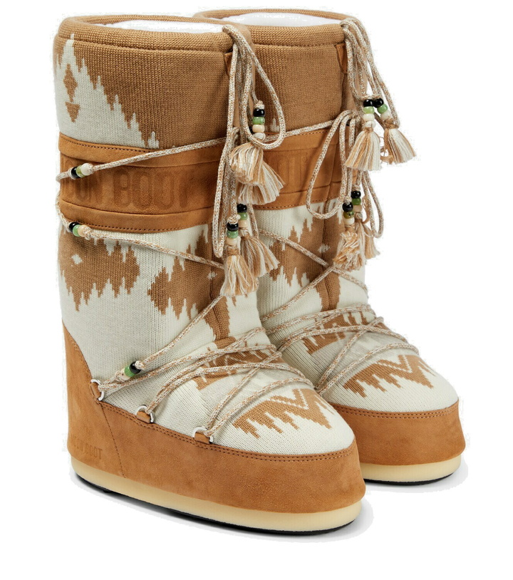 Photo: Alanui - x Moon Boot Icon Knit boots