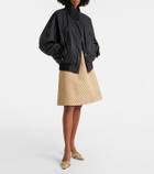 Gucci GG cotton-trimmed jacket