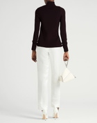 Courrèges Womens Turtleneck Burgundy