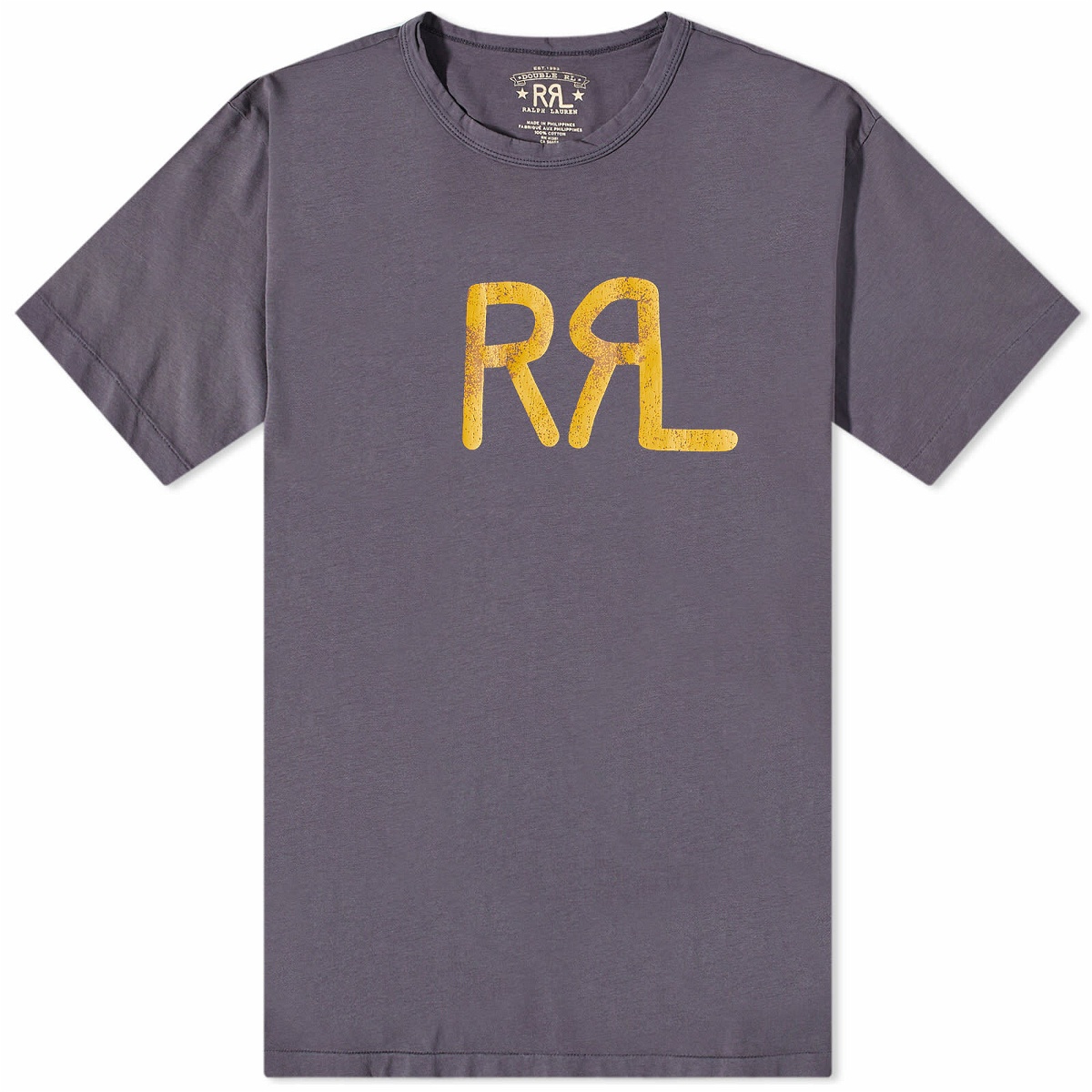Photo: RRL Men's Logo T-Shirt in Navy