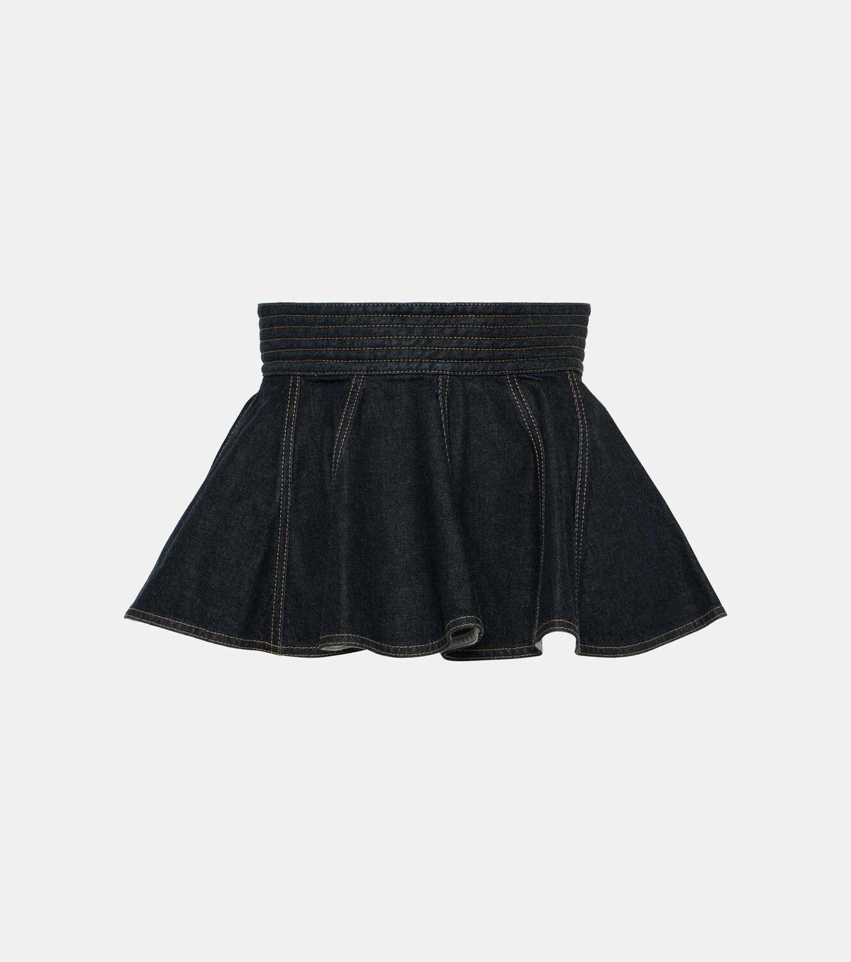 Alaïa Peplum denim belt ALAÏA