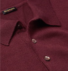 Rubinacci - Cashmere Polo Shirt - Men - Burgundy