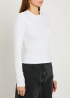 Good American Stretch-cotton T-shirt White