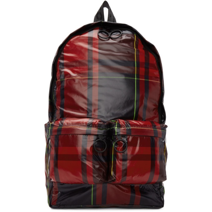 Photo: Off-White Red Check Backpack