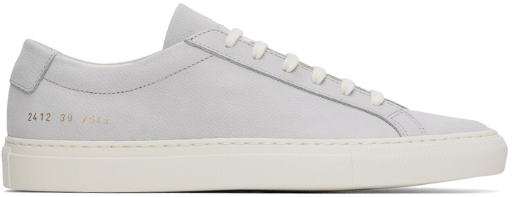 Photo: Common Projects Gray Contrast Achilles Sneakers