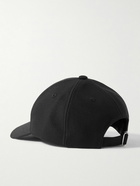 A.P.C. - Charlie Logo-Embroidered Cotton-Canvas Baseball Cap - Black