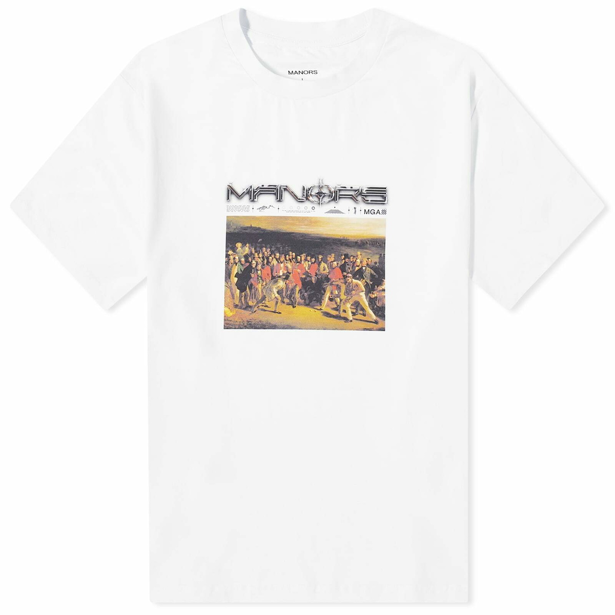 Manors Golf Men's The Final Putt T-Shirt in White