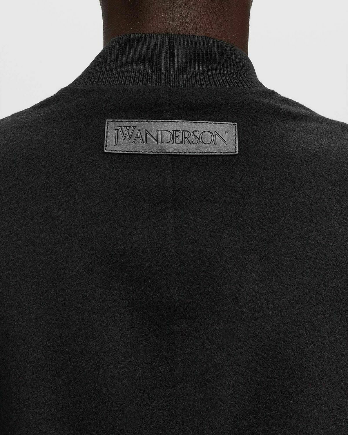 JW Anderson Jwa Puller Oversized Bomber Jacket in Black | FWRD