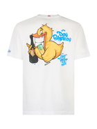 MC2 Saint Barth Man Cotton T-shirt With Cryptopuppets Ducky Bollicine Front And Back Placed Print | Cryptopuppets Special Edition