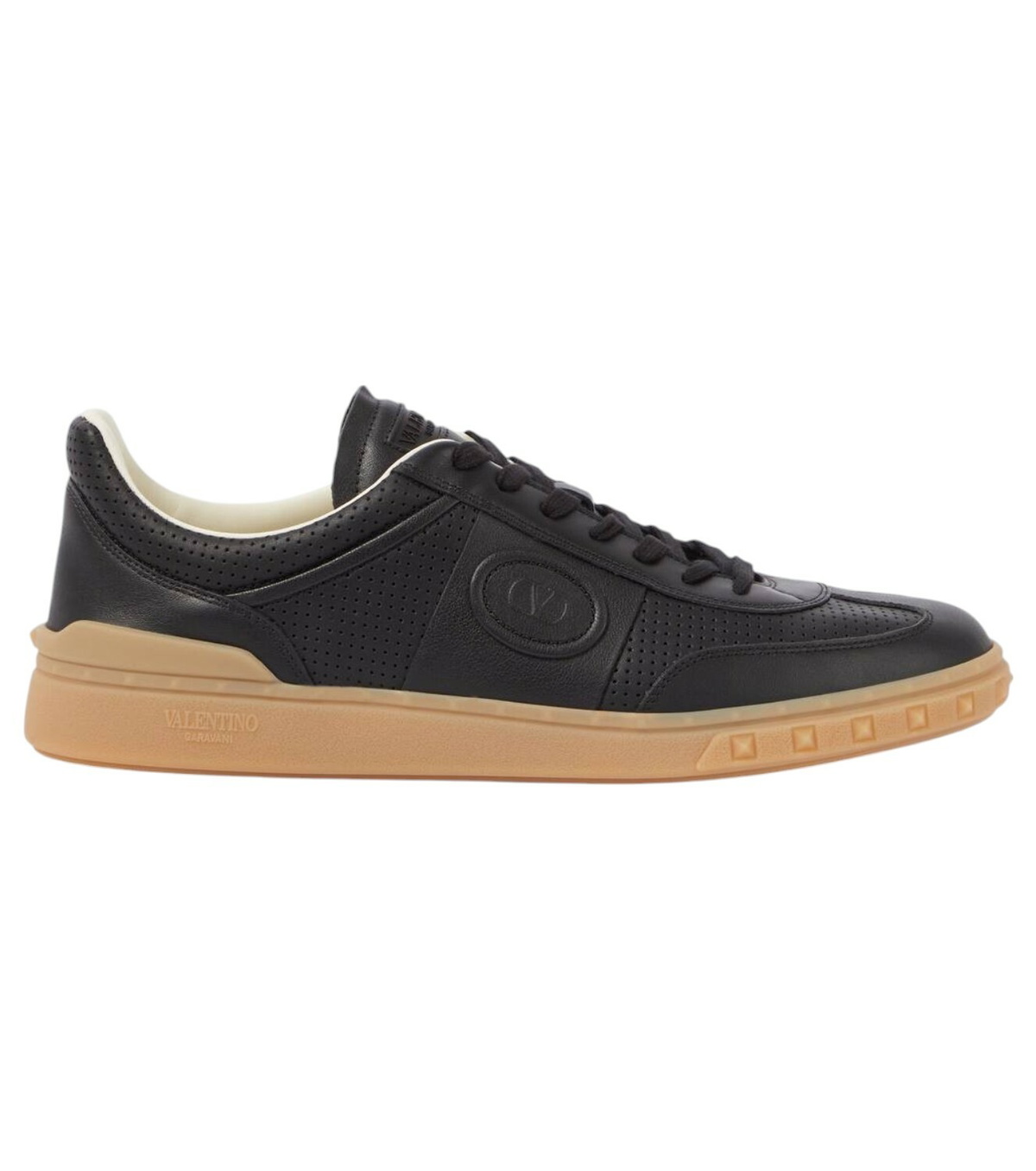 Valentino Garavani Black Gumboy Calfskin Sneakers Valentino