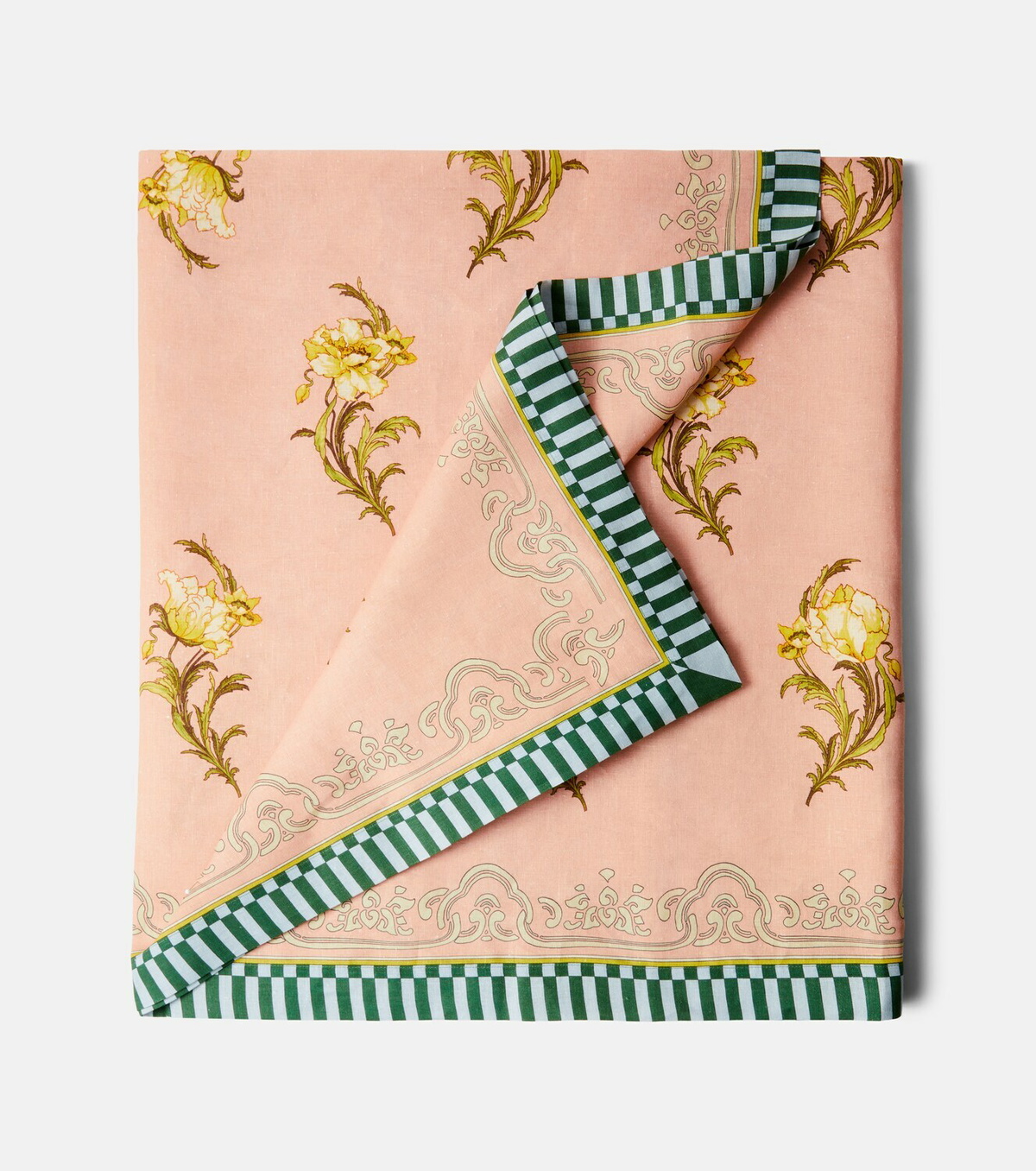 La DoubleJ Nymph Bloom Large linen tablecloth