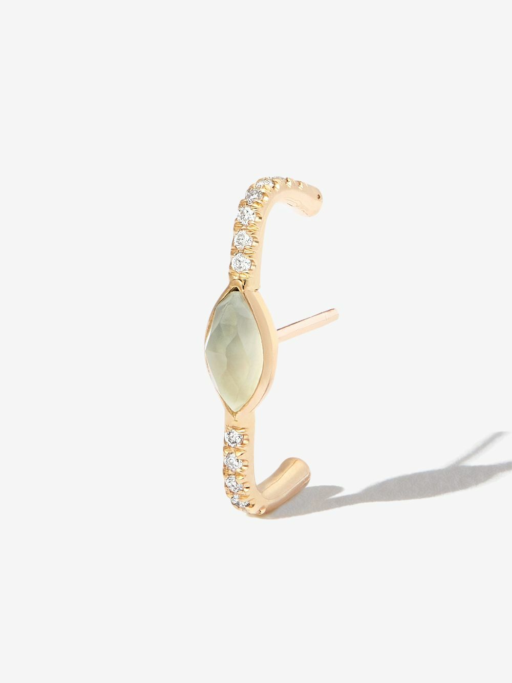 Jacquie Aiche 14K Yellow Gold Aquamarine Drop Earring