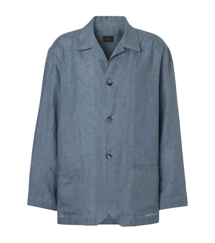 Photo: Brioni Linen overshirt