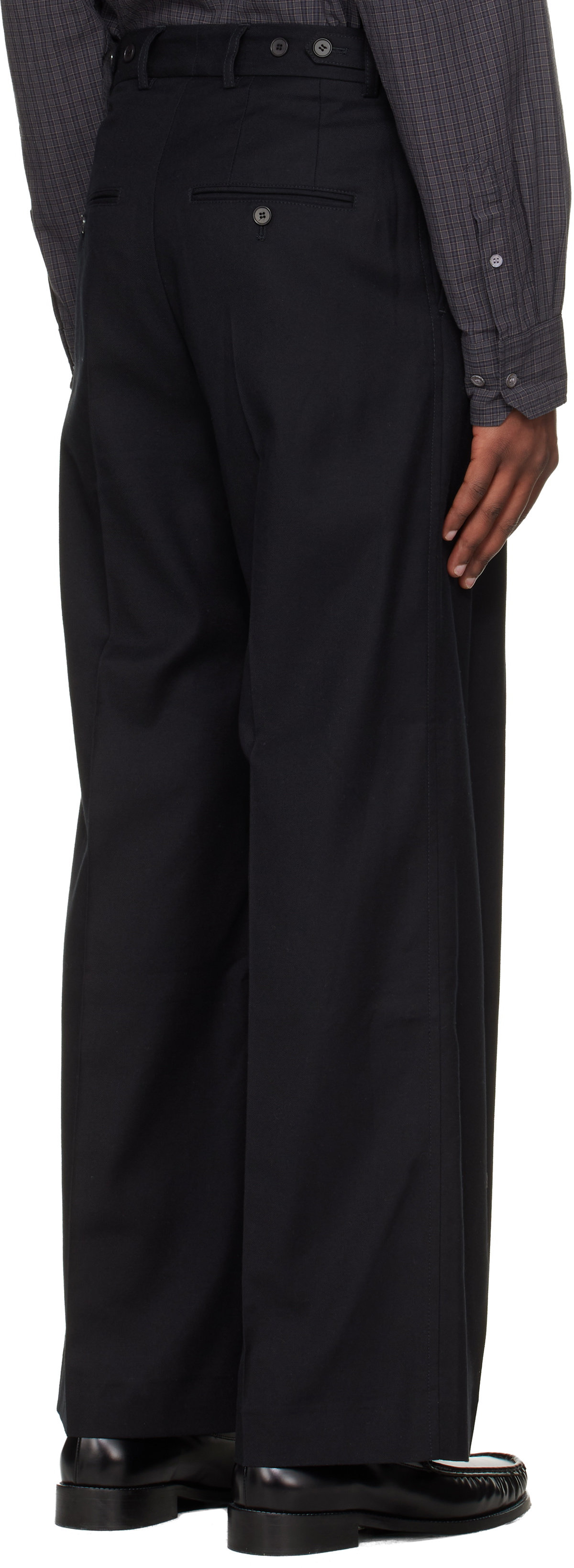 HOPE Black Loose-Fit Trousers