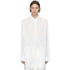 Maison Margiela Off-White Nylon Overfit Shirt