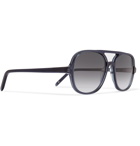 Dick Moby - Hannover Aviator-Style Acetate Sunglasses - Gray