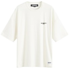 Neighborhood Men's Pile Crew Neck T-Shirt in Ivory