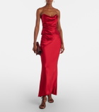 The Sei Silk charmeuse maxi skirt