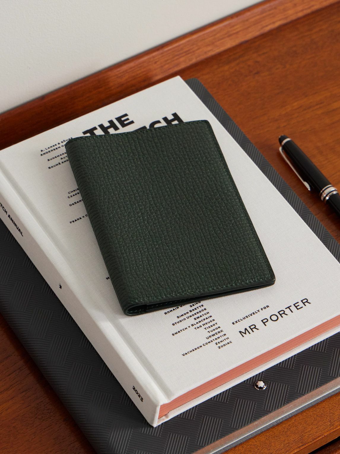 SMYTHSON - Ludlow Full-Grain Leather Passport Holder