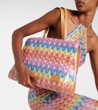 Missoni Zigzag Large canvas tote bag