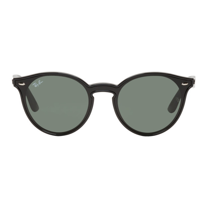 Photo: Ray-Ban Black and Green Blaze RB4380N Sunglasses