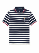 Polo Ralph Lauren - Striped Cotton-Piqué Polo Shirt - Blue