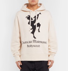 Gucci - Oversized Printed Loopback Cotton-Jersey Hoodie - Men - Neutral