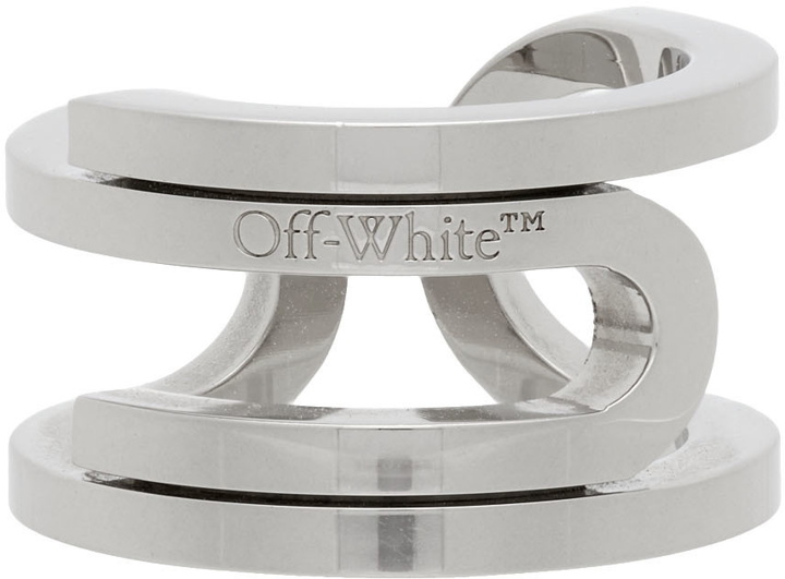 Photo: Off-White Silver Paperclip Ring