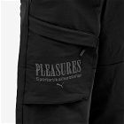 Puma Men's x Pleasures Cargo Pants in Puma Men's Black