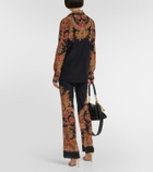 Etro Floral silk blouse