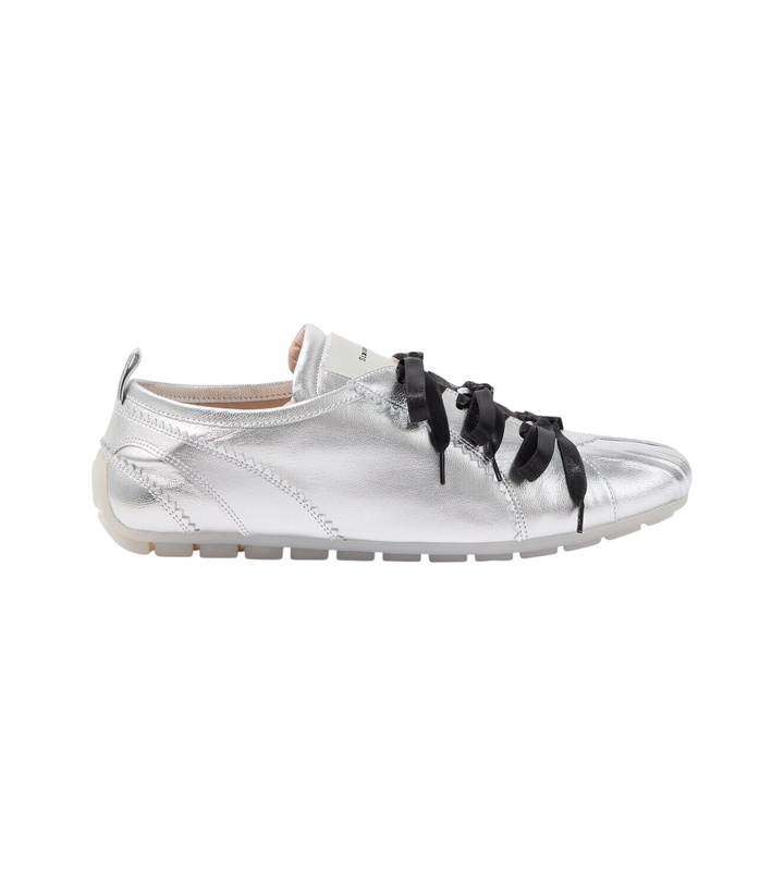 Photo: Simone Rocha Ballerina Grip metallic leather sneakers