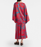 Dries Van Noten Floral pencil skirt
