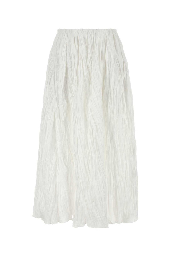 Photo: Co White Polyester Blend Skirt