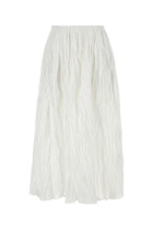 Co White Polyester Blend Skirt