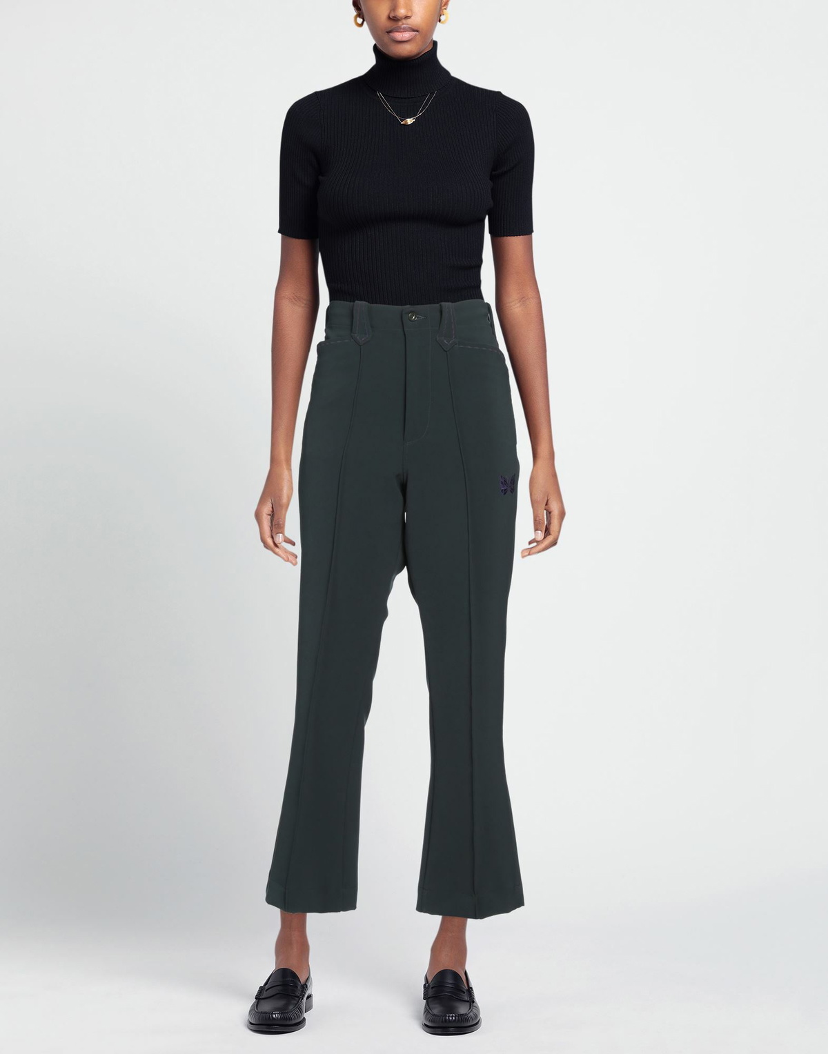 Needles Womens Pants Dark in Green