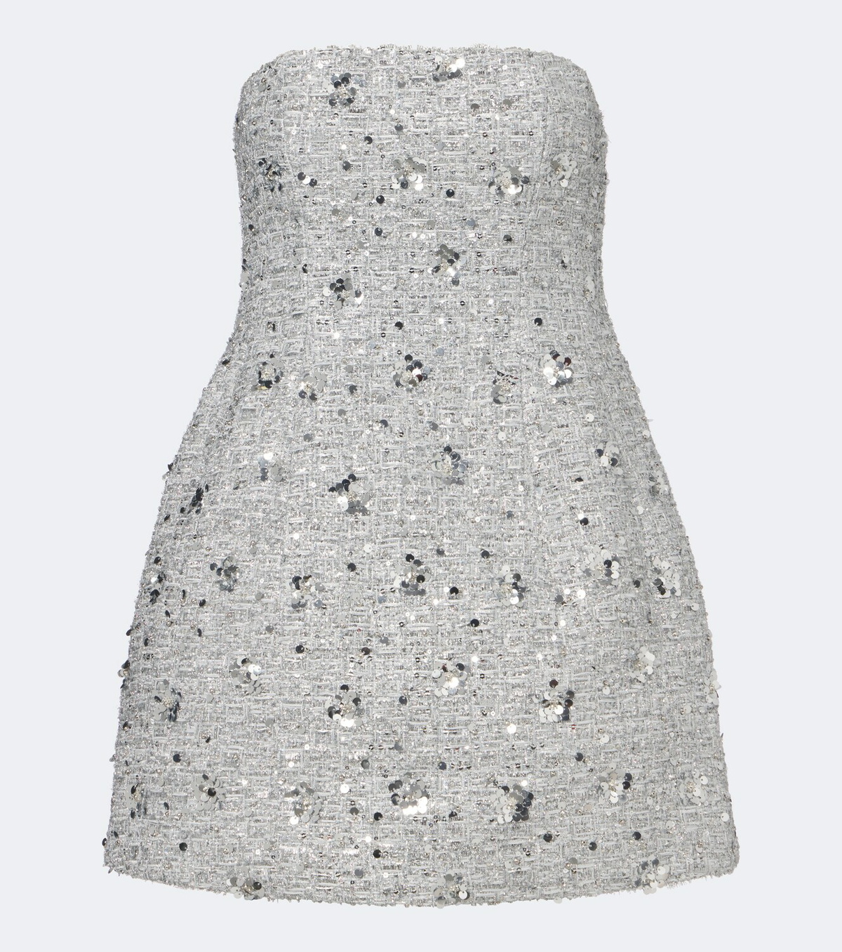 Simkhai Kit sequined tweed bustier dress