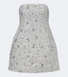 Simkhai Kit sequined tweed bustier dress