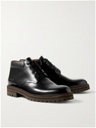 Common Projects - Combat Derby Leather Boots - Black