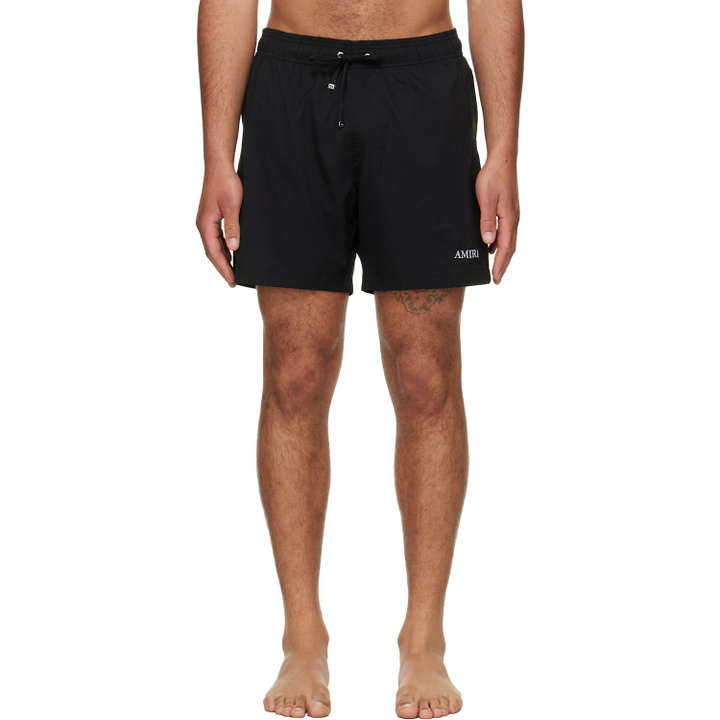 Photo: AMIRI Black 'AMIRI' Swim Shorts