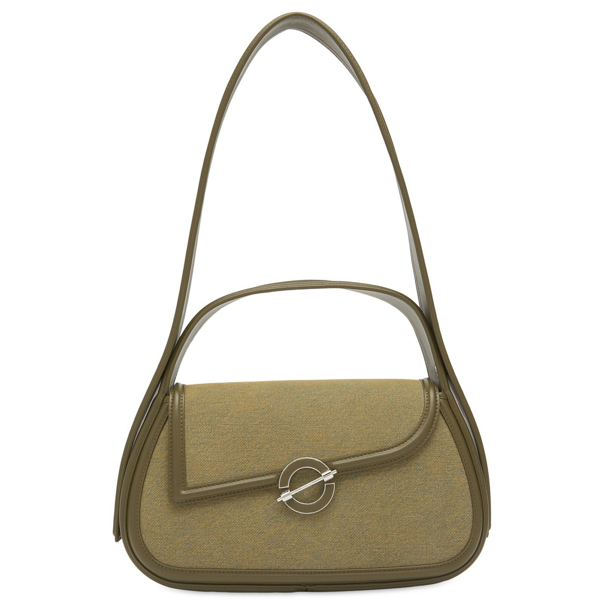 Samsøe Samsøe Women's Sahero Grab Bag in Washed Brown Denim 