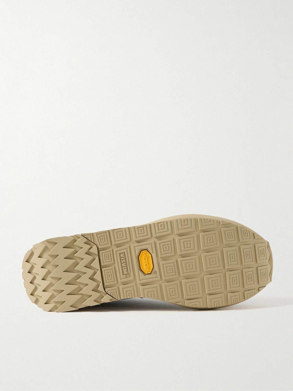 Visvim - FKT Runner Suede-Trimmed Canvas Sneakers - Black