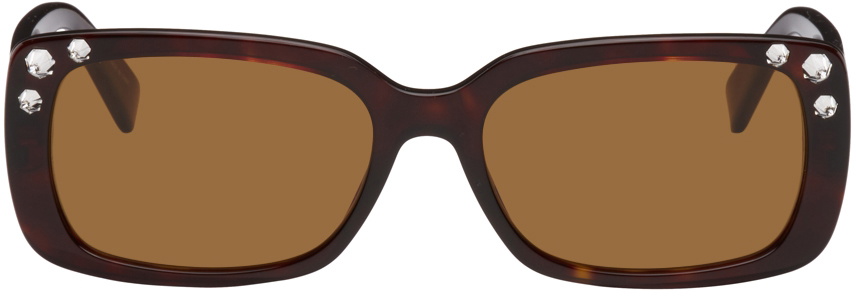 Moschino Rectangular tortoise sunglasses Moschino Men main image 3