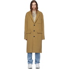 Alexander Wang Tan Brushed Wool Coat