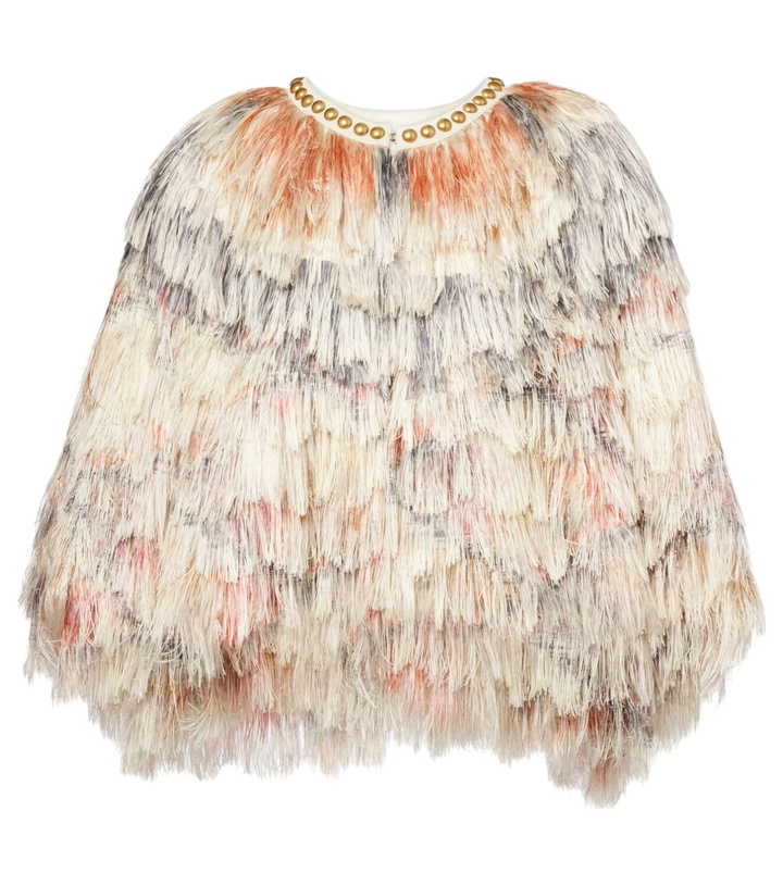 Photo: Isabel Marant Noela embellished fringed jacket