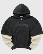Reternity LAYERED ZIP HOODIE Grey Mens Hoody